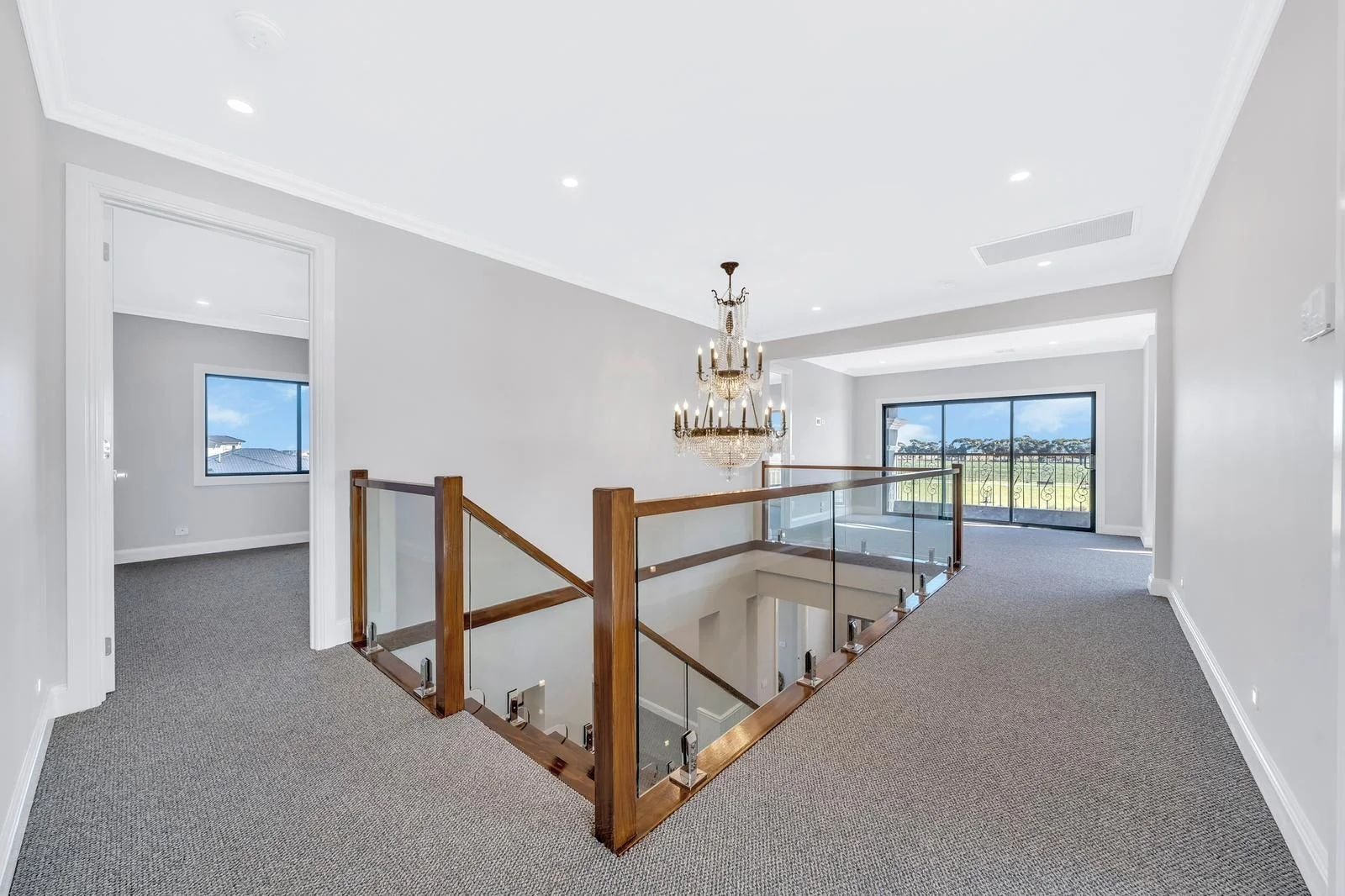 Upstairs landing and void